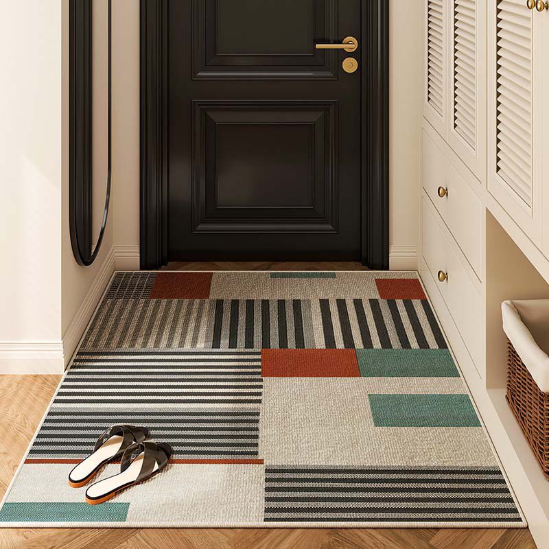 Geometric Patterned Entrance Mat