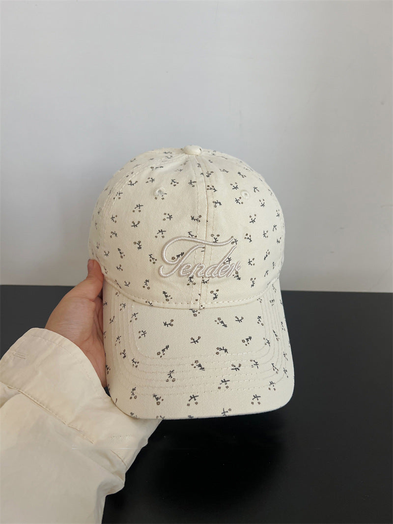 Adjustable Floral Embroidered Cap