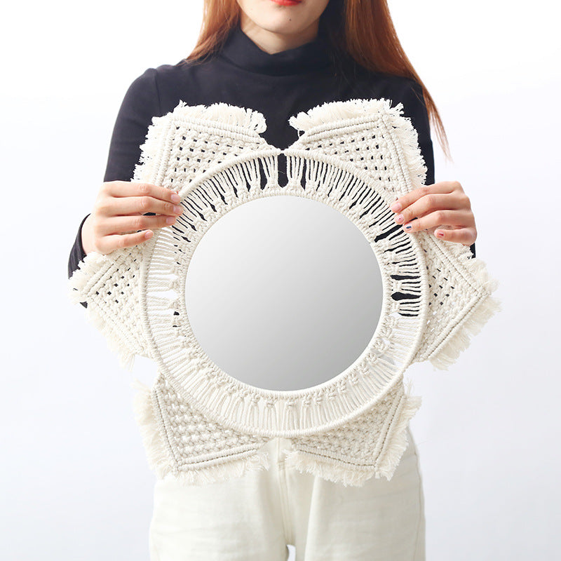 Decorative Macramé Wall Mirror