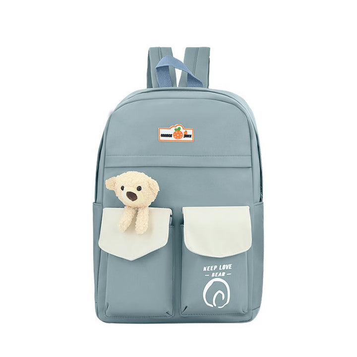 Cute Plush Bear-Themed School Backpack Kalsten