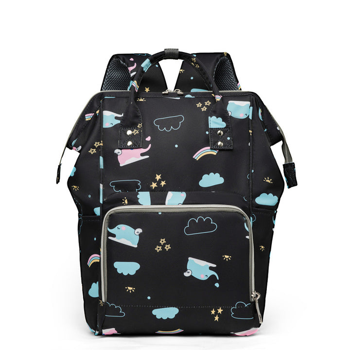 Cat-Themed Multi-Compartment Backpack Kalsten