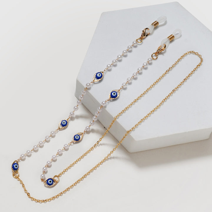 Trendy Geometric Eyewear Chain Kalsten