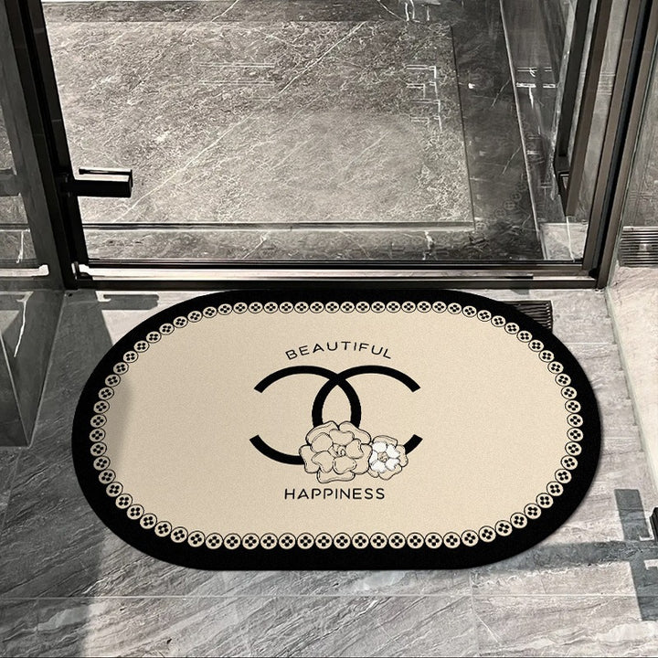 Decorative Floral Entryway Mat Kalsten
