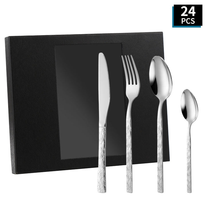 High-quality cutlery set with stylish, textured handle Kalsten