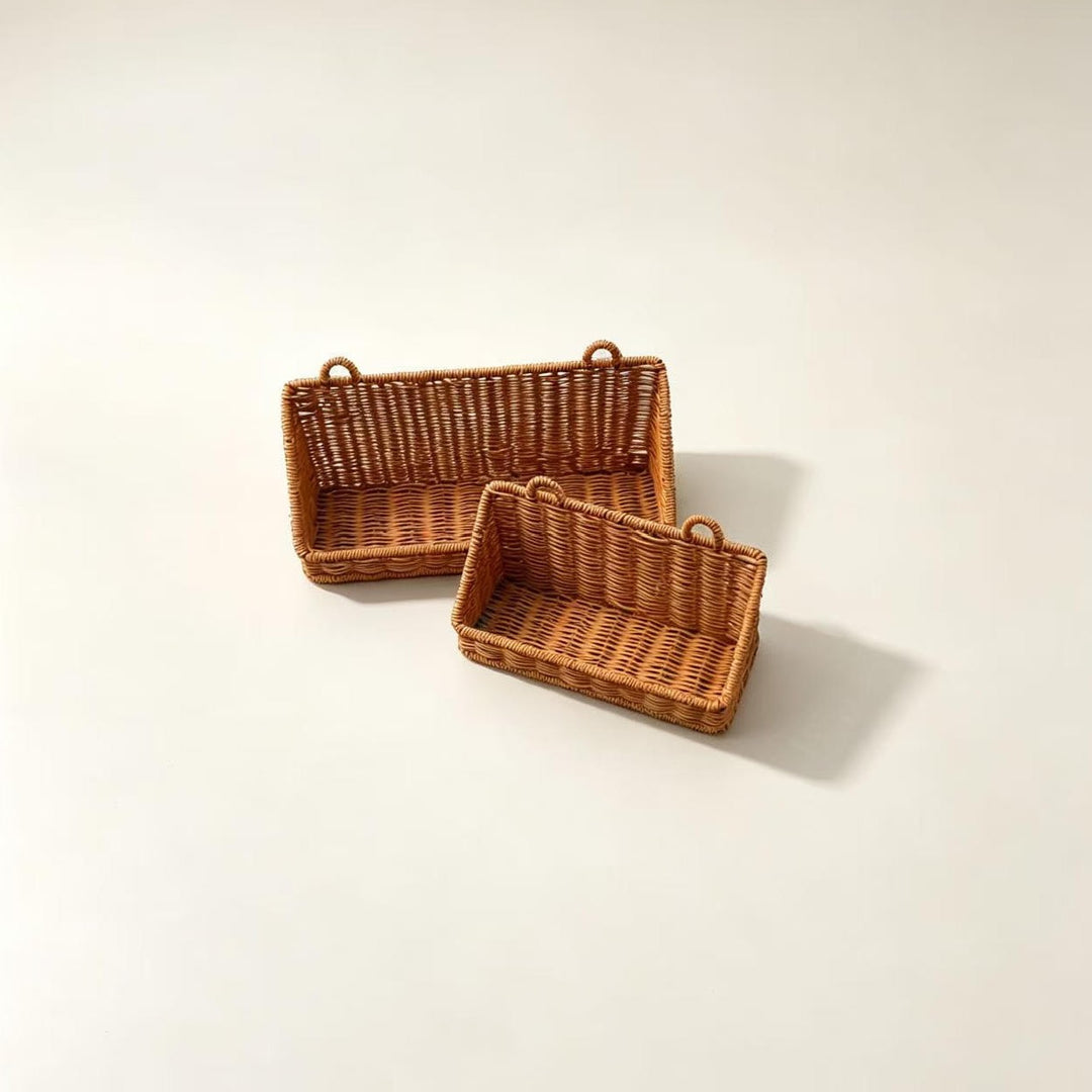 Decorative Woven Shelf Organizer Kalsten