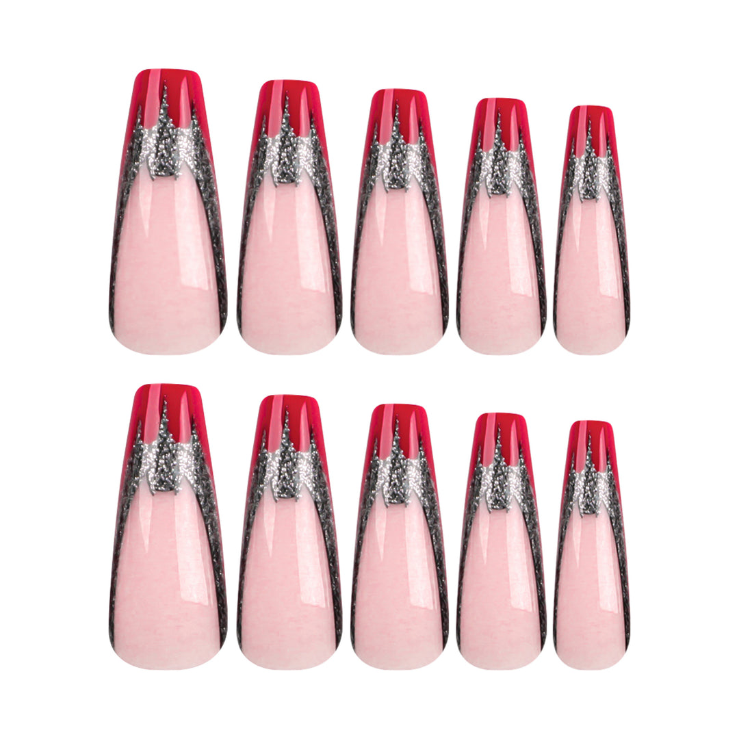 Artful Gel Nails with extraordinary Gothic design Kalsten