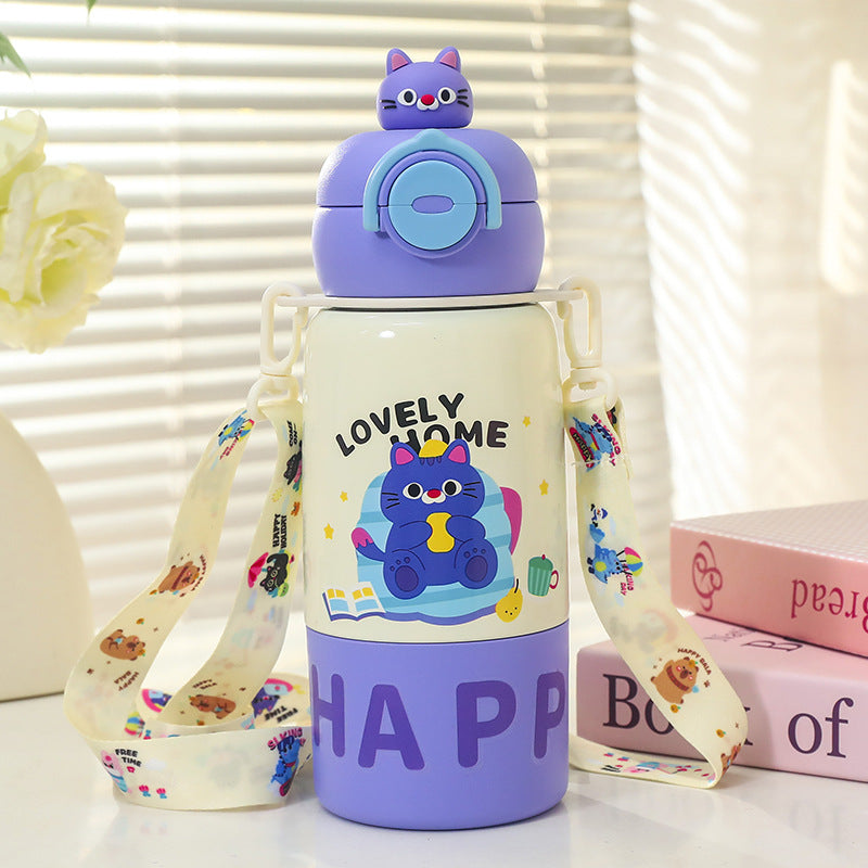 Ladies Insulated Water Bottle with Animal-Friendly Design Kalsten