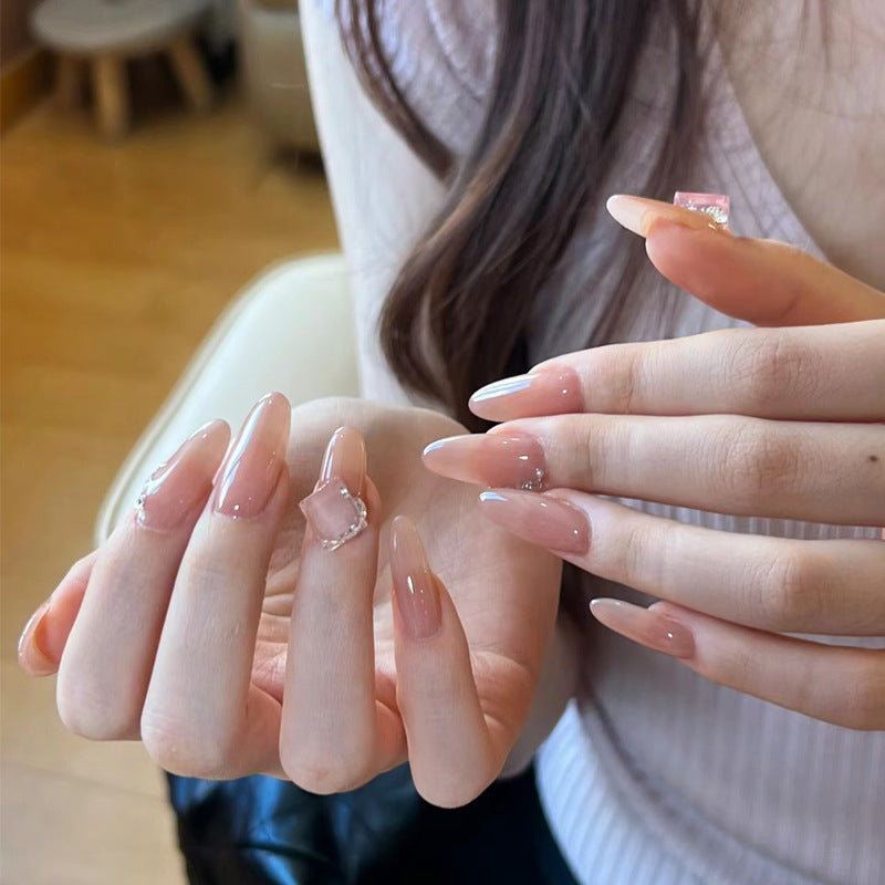 Ombre Press-On Nails with Glossy Finish Kalsten