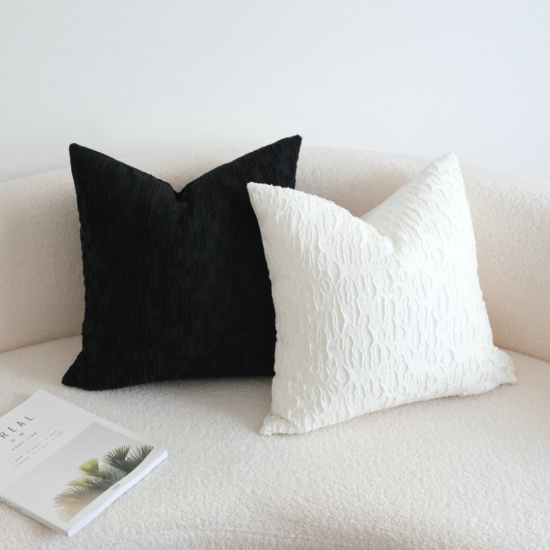 Textured Decorative Throw Cushion