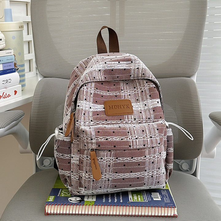 Chic Textured Mini School Backpack