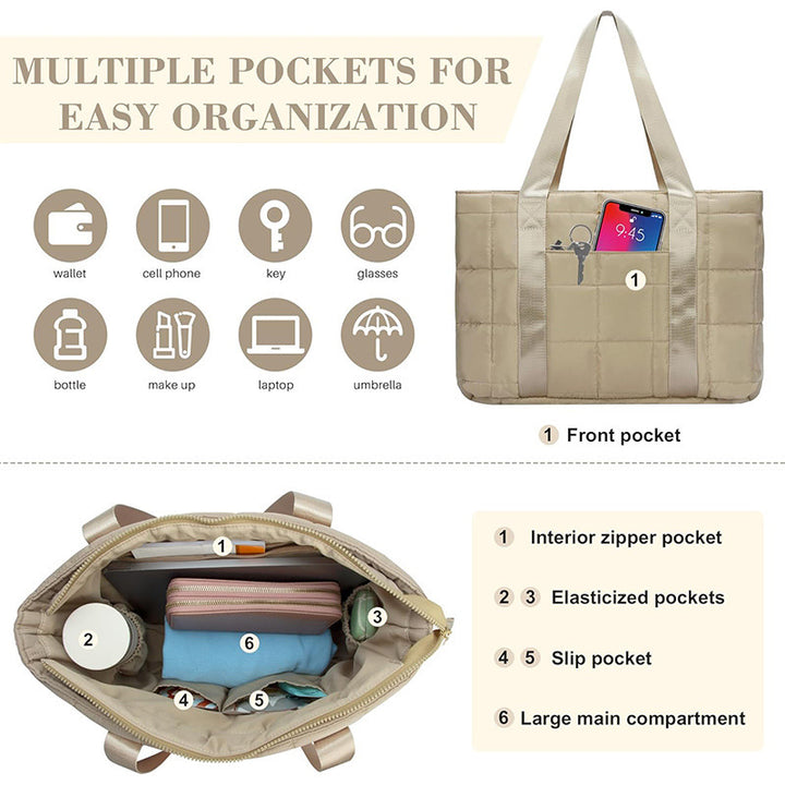 Padded Tote Bag with Plenty of Storage Kalsten