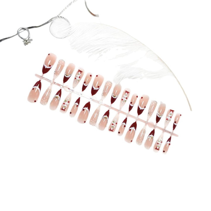 Festive artificial nails with Christmas motifs Kalsten