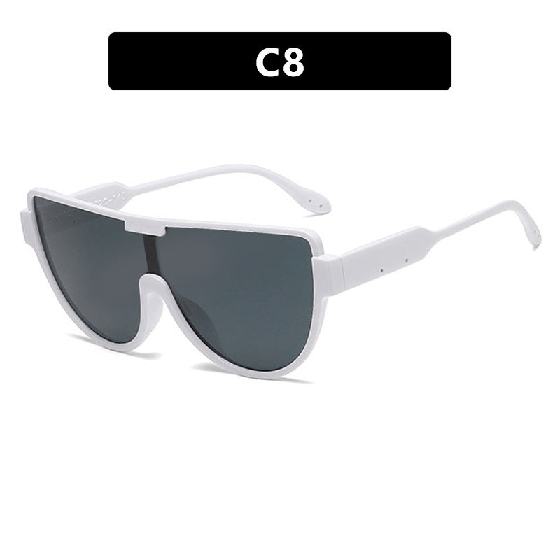 Women’s Fashion Sunglasses with Futuristic Shield Design Kalsten