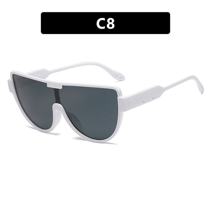 Women’s Fashion Sunglasses with Futuristic Shield Design Kalsten