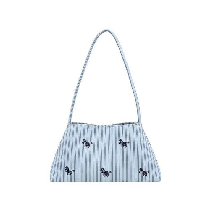 WoChic Embroidered Striped Shoulder Bag Kalsten