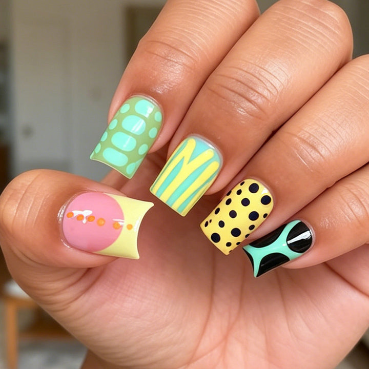 Creative Geometric Nail Art Tips Kalsten