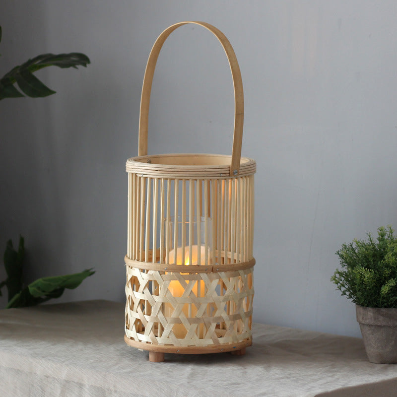 Handcrafted lantern made of rattan Kalsten