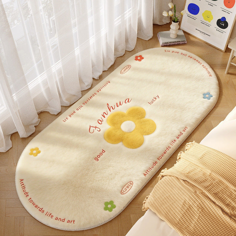 Stylish Scalloped Edged Runner Rug
