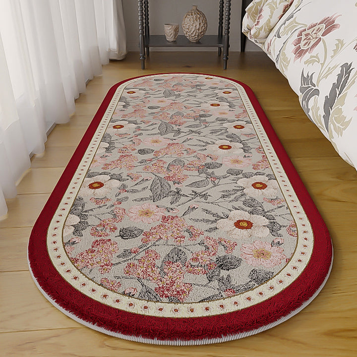Floral Pattern Area Rug for Indoor Home