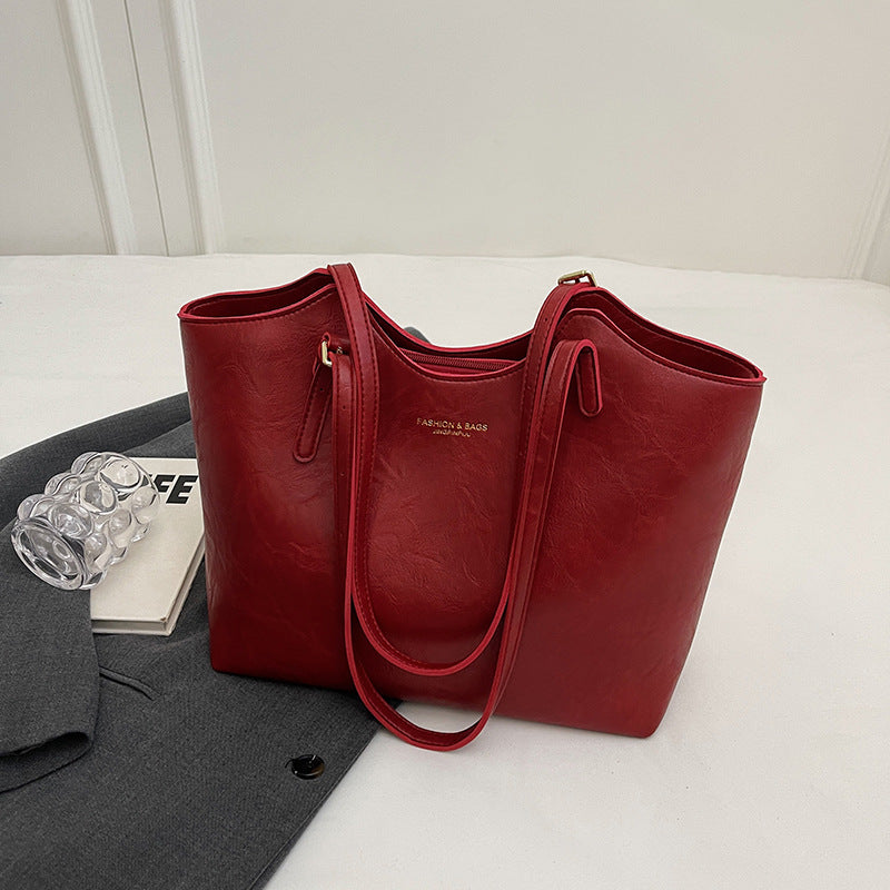 Luxe Leather Tote Kalsten