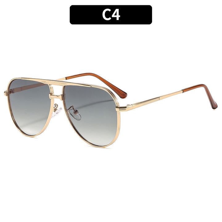 Ladies fashion aviator sunglasses with elegant metal frame and UV400 protection Kalsten