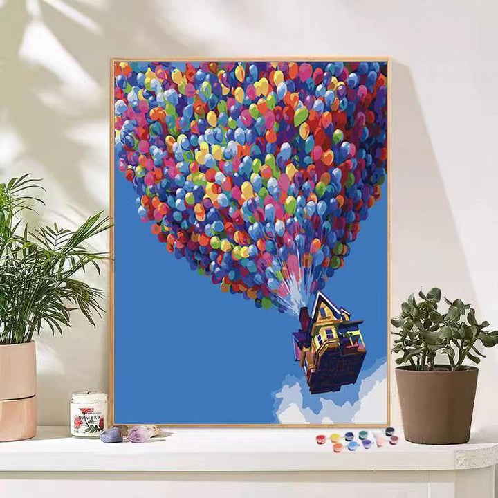 Scenic Mountain Landscape Art Canvas Print Kalsten