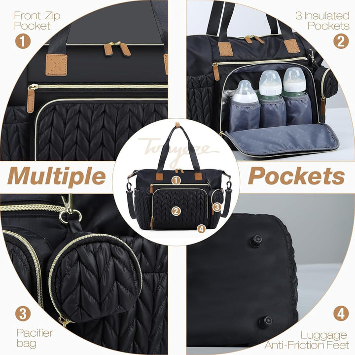 Practical diaper bag with insulated compartments Kalsten