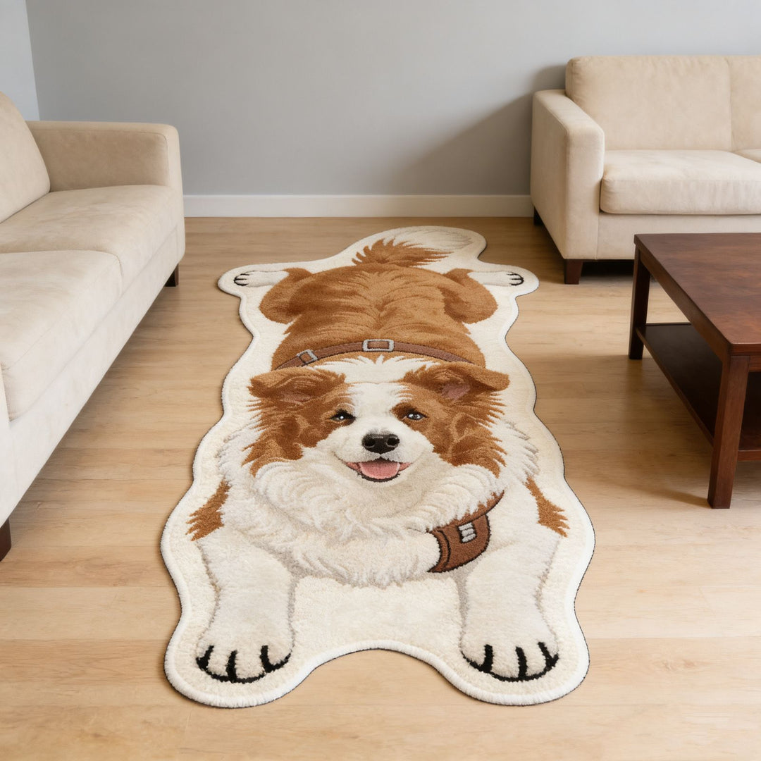 Dog-Themed Decorative Floor Mat