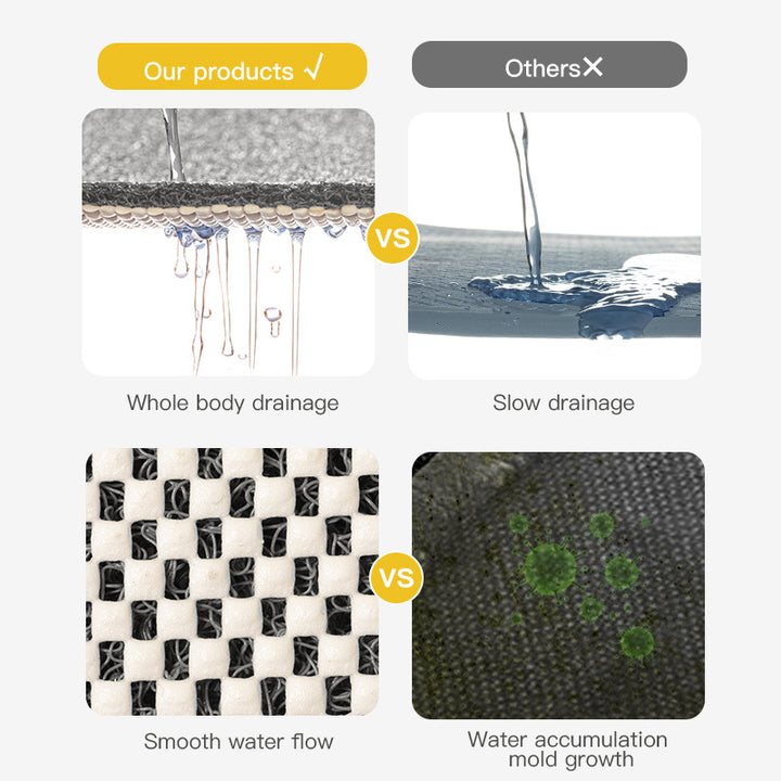 Curved Shower Comfort Mat