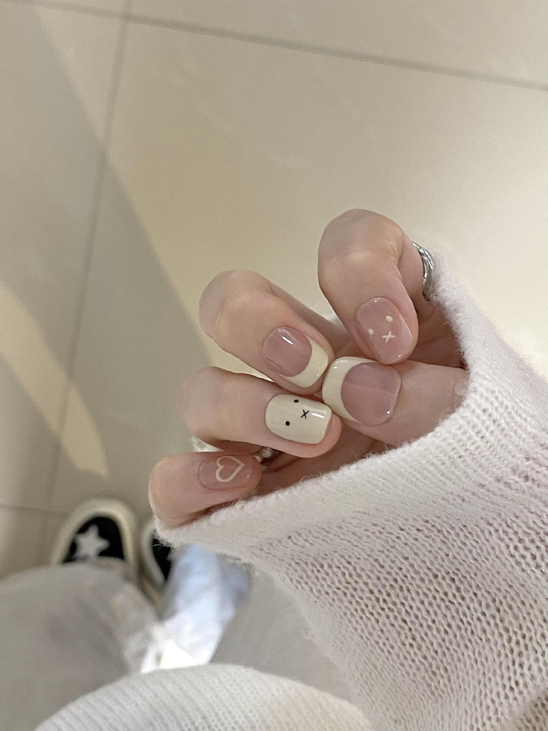 Art Nail Set with Creative Animal and Heart Design Kalsten
