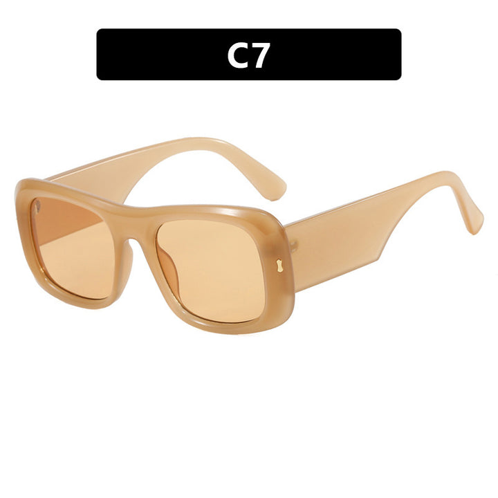 Women's oversized square sunglasses with a wide frame and polarized lenses Kalsten