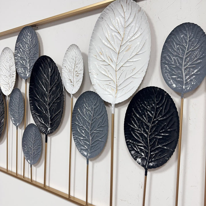 Decorative Metal Leaf Wall Art Sculpture Kalsten