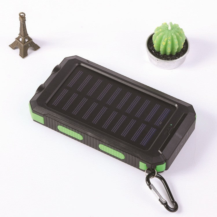 Solar charger with integrated compass and LED flashlight Kalsten