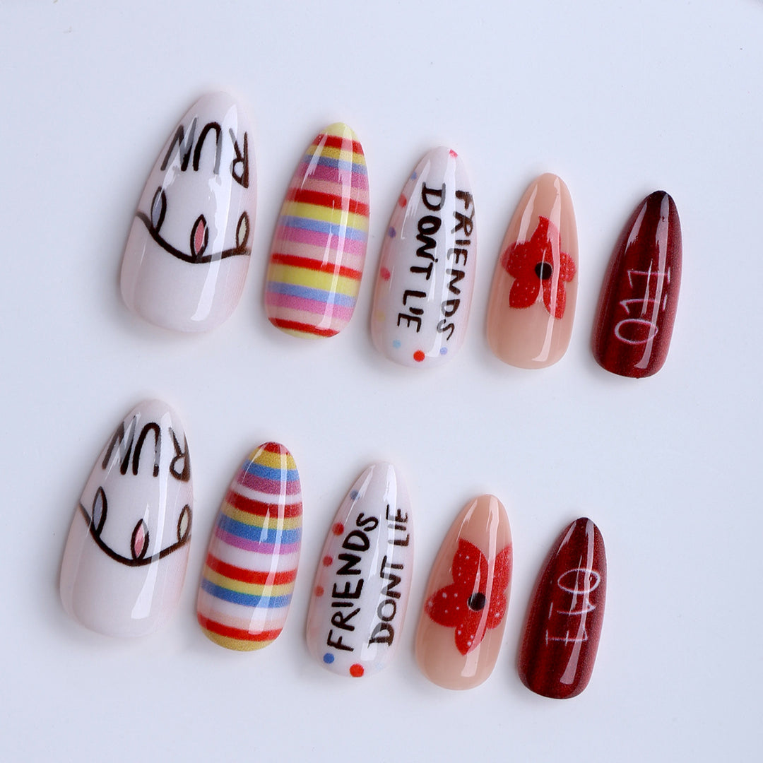 Creative Art Fingernails in Playful Design Kalsten