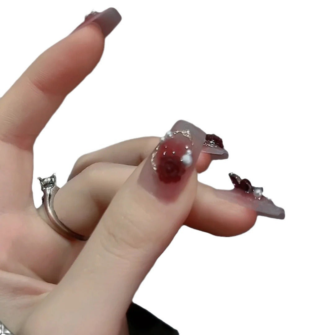 Glittering artificial nails with moon and star motifs Kalsten
