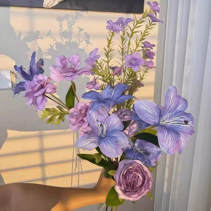 Elegant Faux Floral Bouquet Arrangement