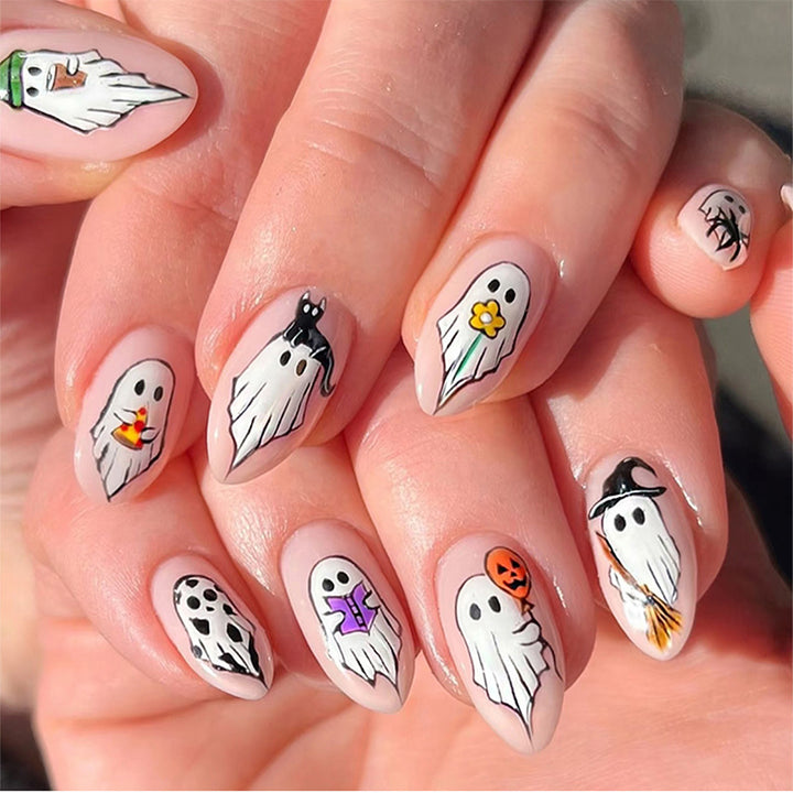 Halloween-Themed Press-On Nail Art Set Kalsten 1788496077