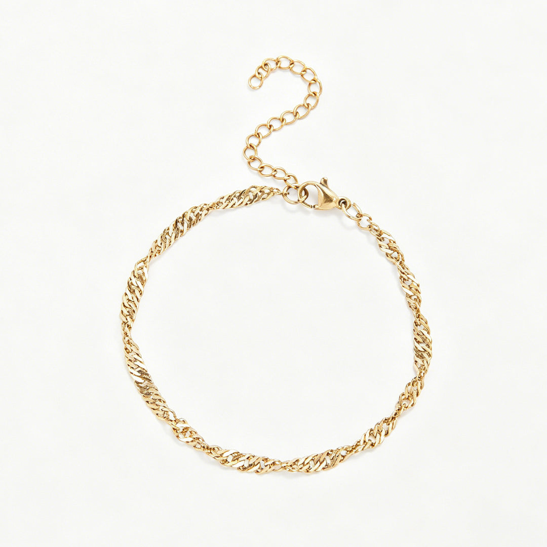 Textured Twisted Chain Bracelet Kalsten