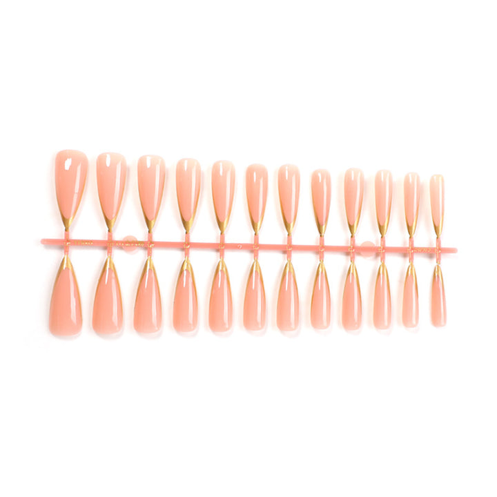 Elegant Long-Shape Press-On Glossy Nail Set Kalsten