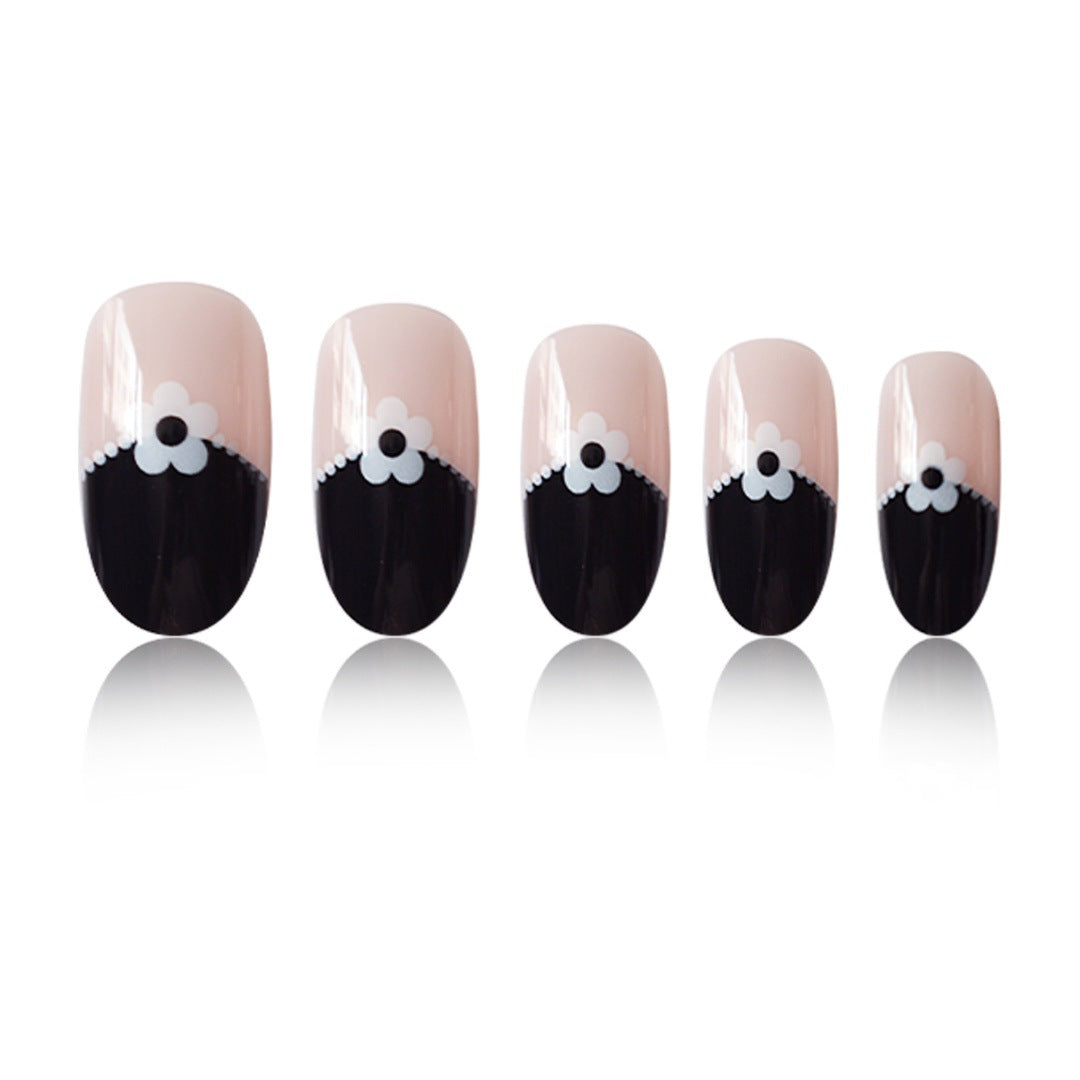 Artistic Floral Tip Press-On Nails Kalsten