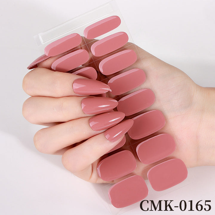 Glossy Press-On Nail Wraps