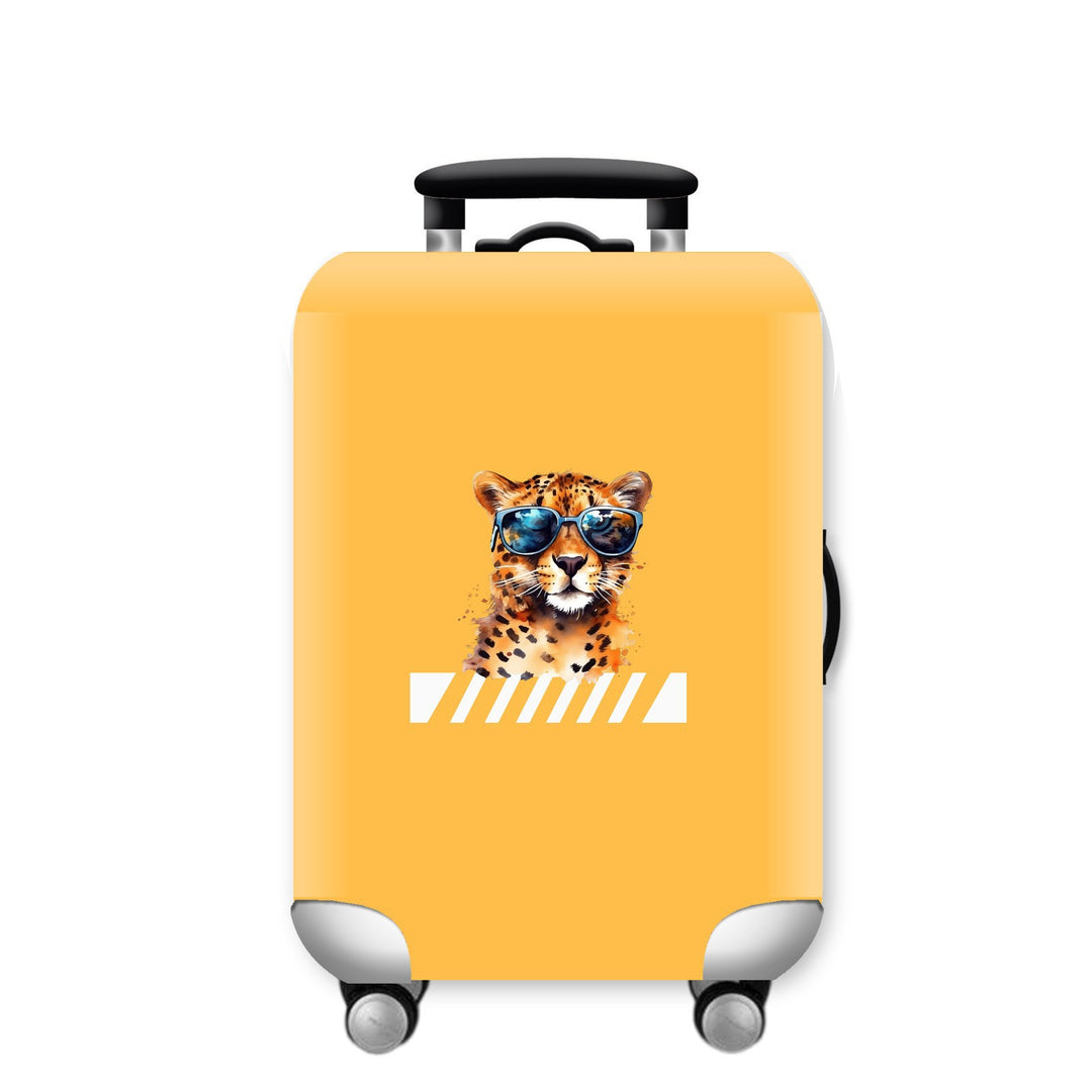 Unisex hard-shell suitcase with funny giraffe design Kalsten