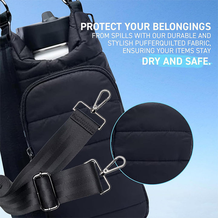 Insulated Water Bottle Carrying Bag with Versatile Compartments Kalsten