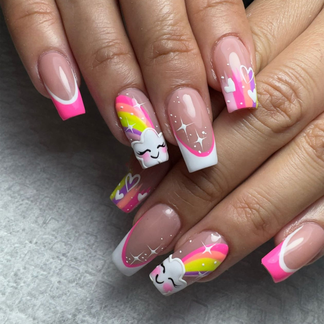 Creative Rainbow Nail Art Kalsten
