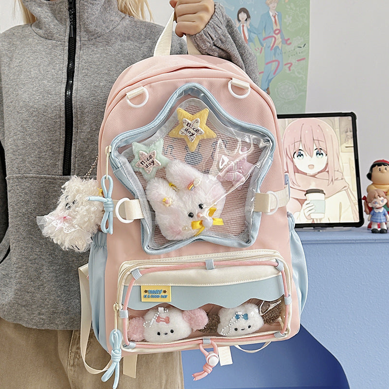 Fun Star-Shaped Design Backpack Kalsten