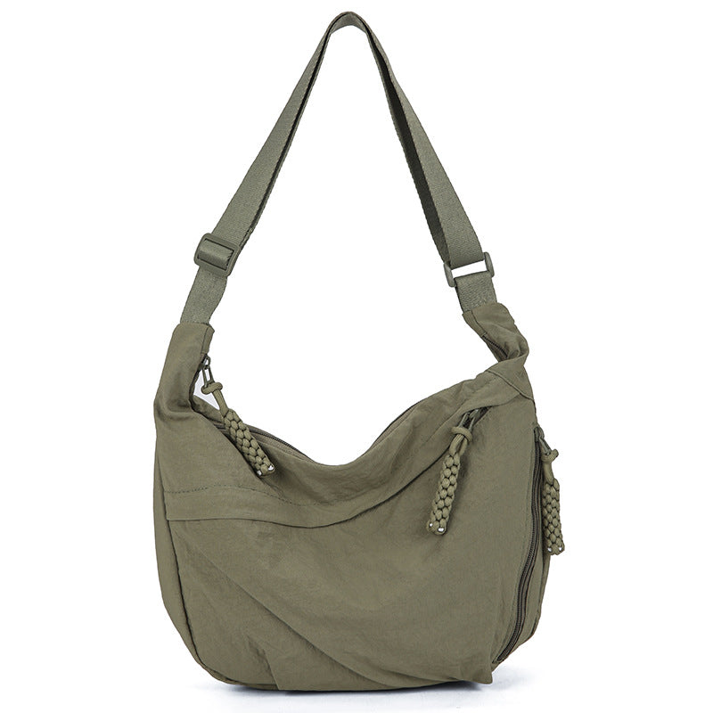 Casual shoulder bag with multifunctional zip pockets Kalsten