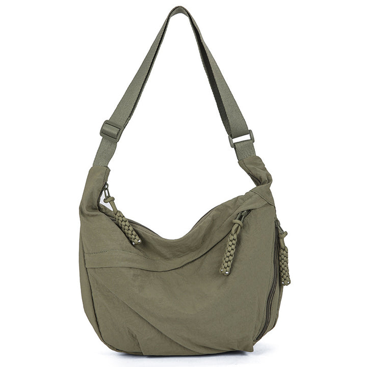 Casual shoulder bag with multifunctional zip pockets Kalsten