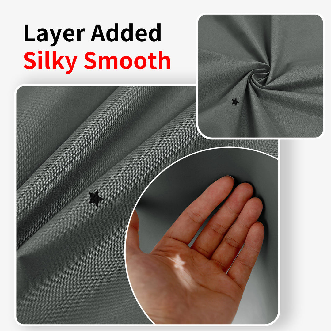 Elegant Star Patterned Blackout Curtains