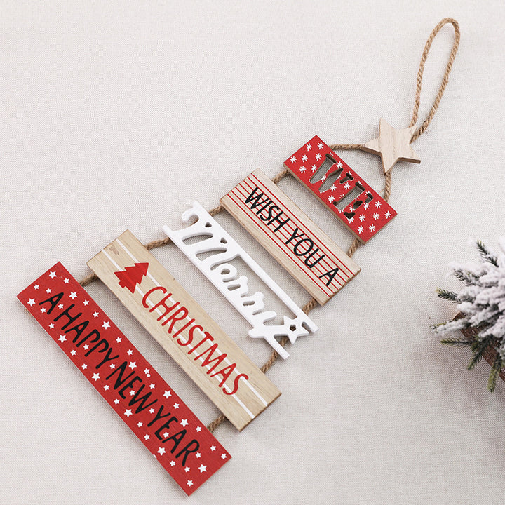 Decorative Wooden Holiday Wall Hanging
