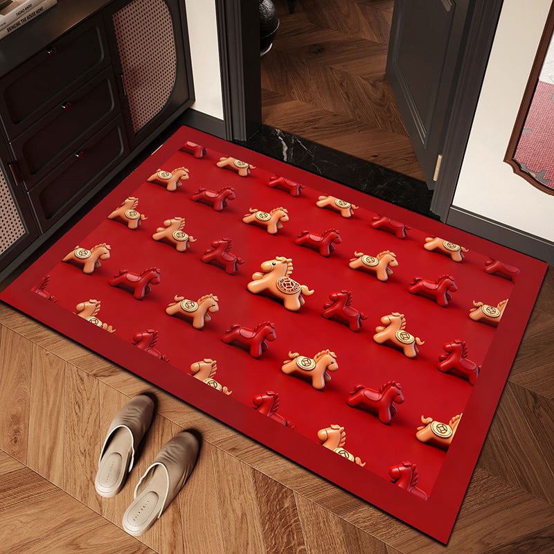 Festive Decorative Entryway Mat